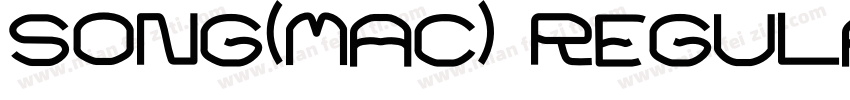 Song(Mac) Regular字体转换